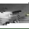 Mexen Next Bathtub Screen 1-Panel 90 x 150 cm, Stripes, Gun Metal - 895-090-000-00-09-95
