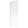 Mexen Next 1-panel Bathtub Screen 70 x 150 cm, Stripes, Brushed Nickel - 895-070-000-00-09-97