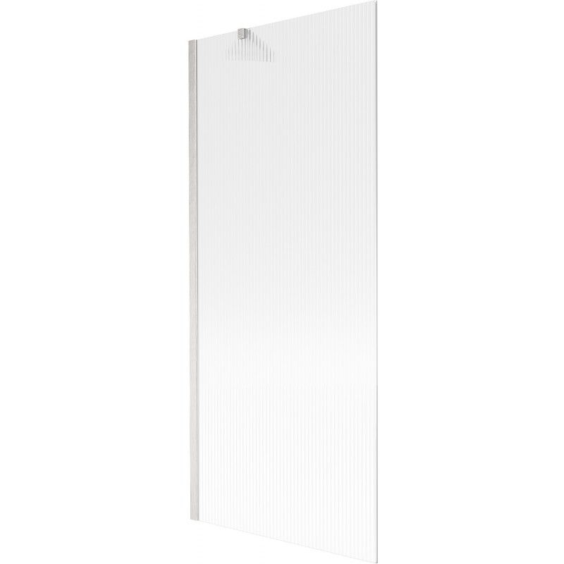 Mexen Next shower wall 1-panel 80 x 150 cm, striped, brushed nickel - 895-080-000-00-09-97