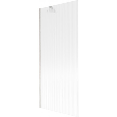 Mexen Next shower wall 1-panel 80 x 150 cm, striped, brushed nickel - 895-080-000-00-09-97