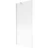 Mexen Next shower wall 1-panel 80 x 150 cm, striped, brushed nickel - 895-080-000-00-09-97