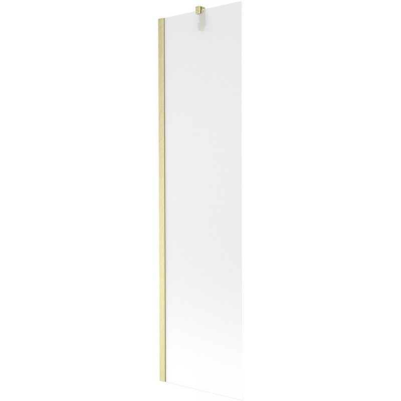 Mexen Next shower screen 1-wing 50 x 150 cm, frost, brushed gold - 895-050-000-00-30-55