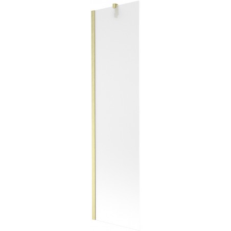 Mexen Next shower screen 1-wing 50 x 150 cm, frost, brushed gold - 895-050-000-00-30-55