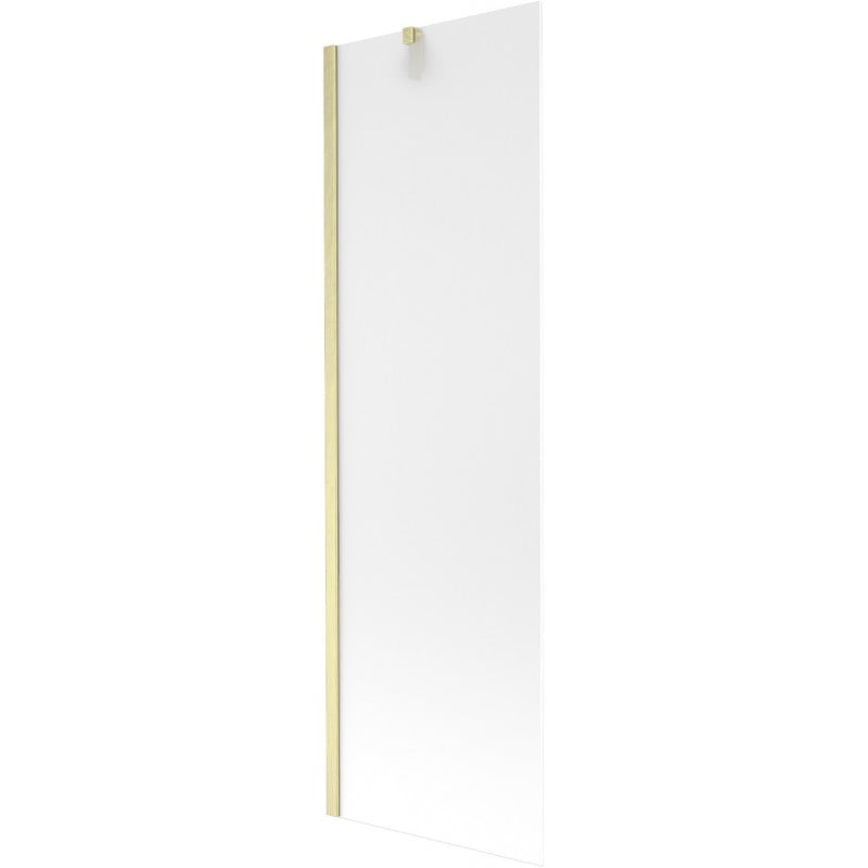 Mexen Next 1-wing Bath Screen 60 x 150 cm, Frosted, Brushed Gold - 895-060-000-00-30-55