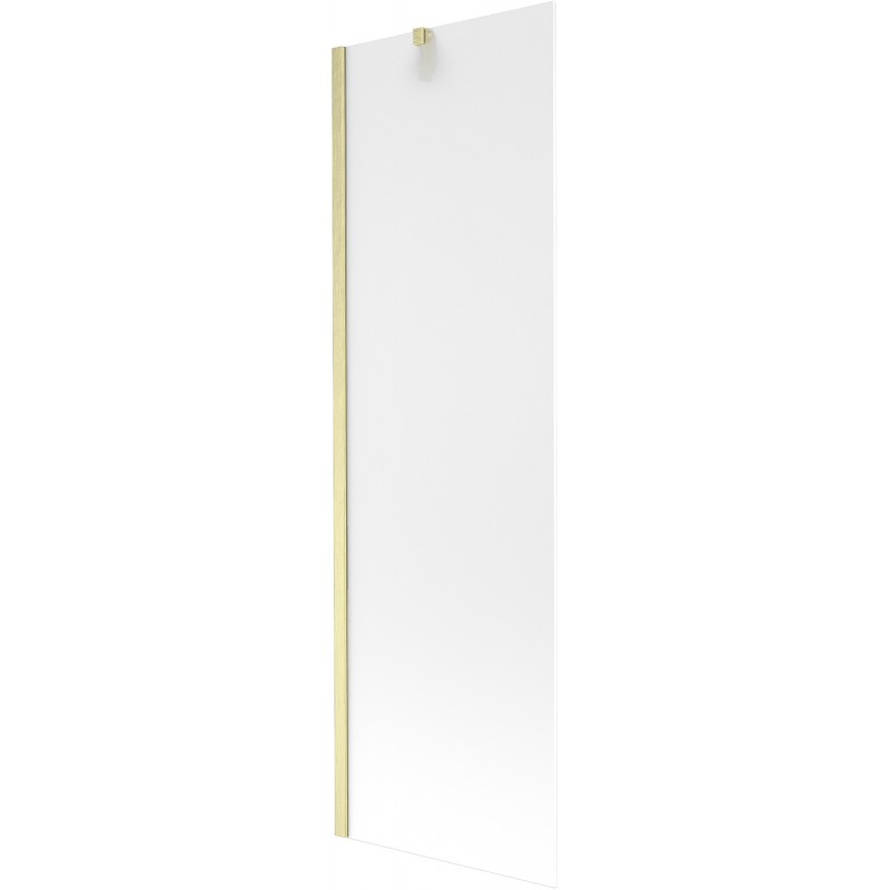 Mexen Next Bathtub Screen 1-Wing 60 x 150 cm, Frosted, Brushed Gold - 895-060-000-00-30-55