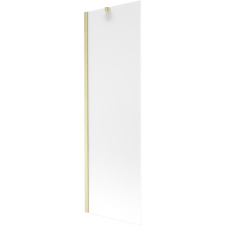 Mexen Next Bathtub Screen 1-Wing 60 x 150 cm, Frosted, Brushed Gold - 895-060-000-00-30-55