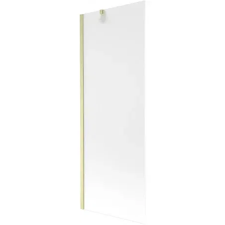 Mexen Next bath screen 1-panel 70 x 150 cm, frosted, brushed gold - 895-070-000-00-30-55