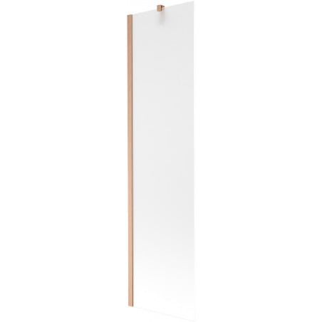 Mexen Next 1-wing bath screen 50 x 150 cm, frost, brushed copper - 895-050-000-00-30-65