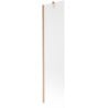 Mexen Next 1-wing bath screen 50 x 150 cm, frost, brushed copper - 895-050-000-00-30-65