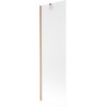 Mexen Next bath screen 1-panel 60 x 150 cm, frost, brushed copper - 895-060-000-00-30-65