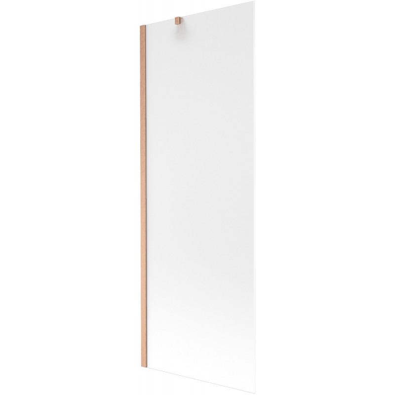 Mexen Next 1-panel Bathtub Screen 70 x 150 cm, Frosted, Brushed Copper - 895-070-000-00-30-65