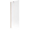 Mexen Next 1-panel Bathtub Screen 70 x 150 cm, Frosted, Brushed Copper - 895-070-000-00-30-65