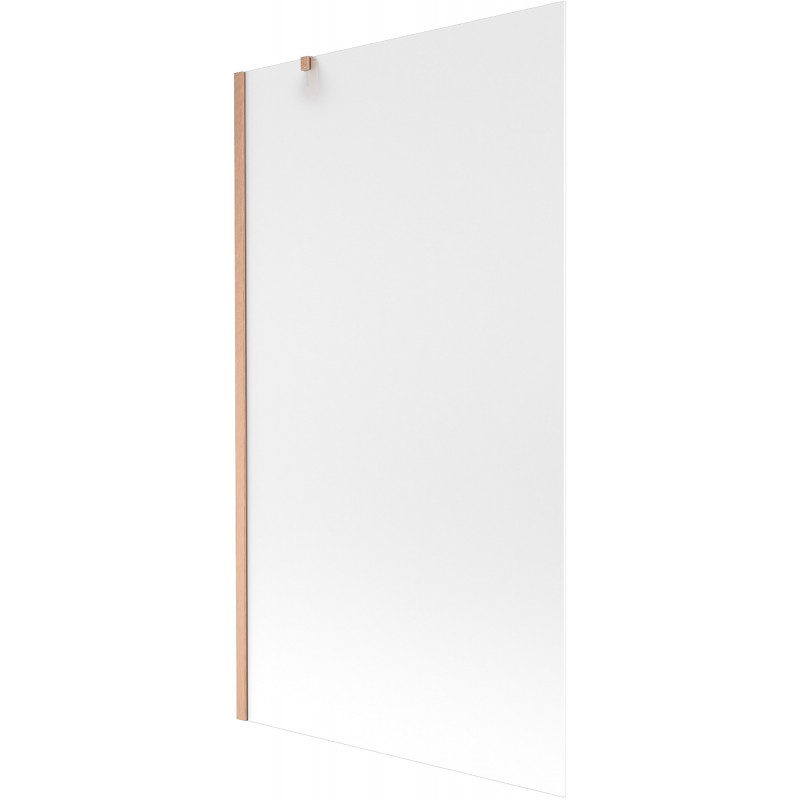 Mexen Next shower screen 1-wing 100 x 150 cm, frost, brushed copper - 895-100-000-00-30-65