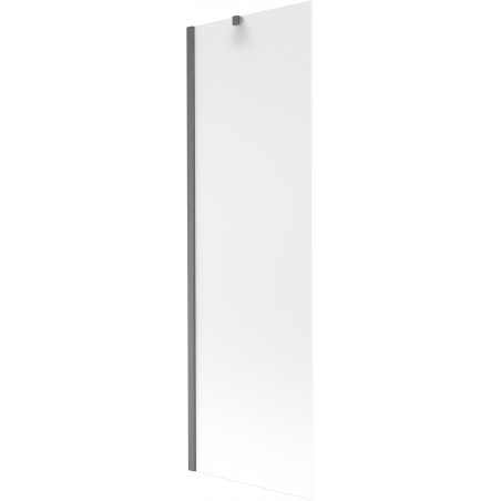 Mexen Next shower screen 1-panel 60 x 150 cm, frosted, brushed gun gray - 895-060-000-00-30-66
