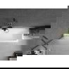 Mexen Next 1-wing Bath Screen 70 x 150 cm, Frosted, Brushed Gun Gray - 895-070-000-00-30-66