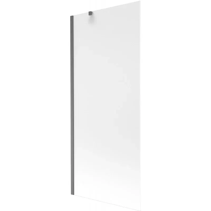 Mexen Next 1-wing shower screen 80 x 150 cm, frost, brushed gun gray - 895-080-000-00-30-66