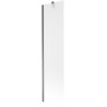 Mexen Next 1-Panel Bathtub Screen 50 x 150 cm, Frosted, Gun Metal - 895-050-000-00-30-95