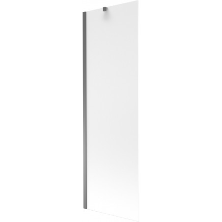 Mexen Next shower screen 1-panel 60 x 150 cm, frost, gun metal - 895-060-000-00-30-95