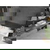 Mexen Next shower screen 1-wing 70 x 150 cm, frost, gun metal - 895-070-000-00-30-95