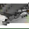 Mexen Next Bathtub Screen 1-Panel 80 x 150 cm, Frosted, Gun Metal - 895-080-000-00-30-95