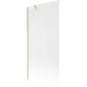 Mexen Next 1-wing Bath Screen 90 x 150 cm, Frosted, Brushed Gold - 895-090-000-00-30-55