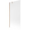 Mexen Next shower screen 1-wing 90 x 150 cm, frost, brushed copper - 895-090-000-00-30-65