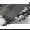 Mexen Next 1-panel bathtub screen 90 x 150 cm, frost, brushed gun gray - 895-090-000-00-30-66