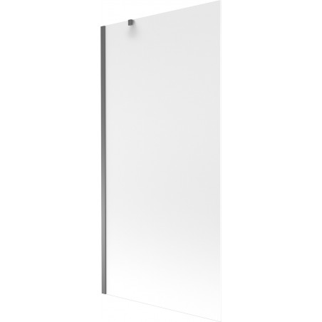 Mexen Next bathtub screen 1-wing 90 x 150 cm, frost, gun metal - 895-090-000-00-30-95