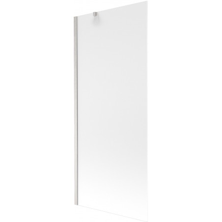 Mexen Next 1-Panel Bath Screen 80 x 150 cm, Frosted, Brushed Nickel - 895-080-000-00-30-97