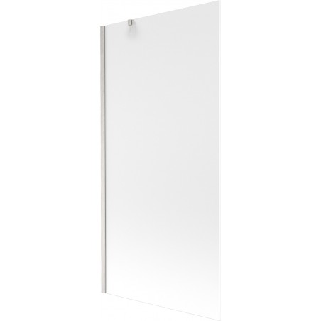 Mexen Next 1-panel Bathtub Screen 90 x 150 cm, Frosted, Brushed Nickel - 895-090-000-00-30-97