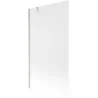 Mexen Next 1-wing shower screen 100 x 150 cm, frost, brushed nickel - 895-100-000-00-30-97