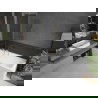 Mexen Next Bathtub Screen 1-Panel 50 x 150 cm, Graphite, Brushed Gold - 895-050-000-00-40-55