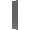 Mexen Next Bathtub Screen 1-Panel 50 x 150 cm, Graphite, Brushed Gold - 895-050-000-00-40-55