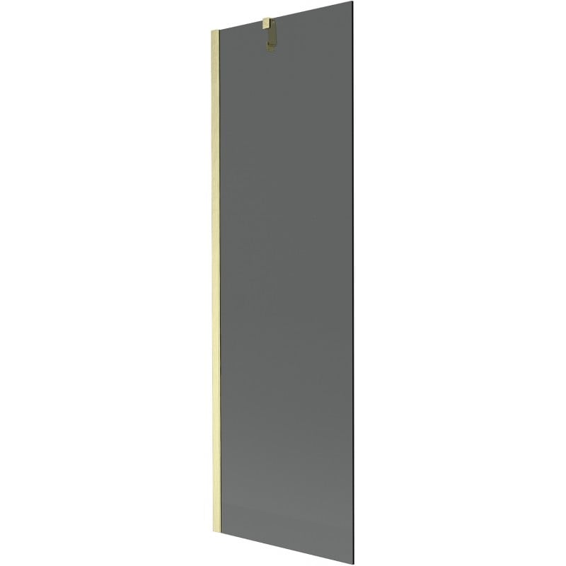 Mexen Next 1-Wing Shower Screen 60 x 150 cm, Graphite, Brushed Gold - 895-060-000-00-40-55