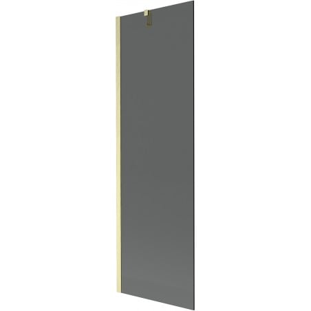 Mexen Next 1-Wing Shower Screen 60 x 150 cm, Graphite, Brushed Gold - 895-060-000-00-40-55