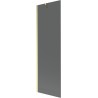 Mexen Next shower screen 1-winged 60 x 150 cm, graphite, brushed gold - 895-060-000-00-40-55