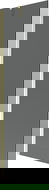 Mexen Next 1-Wing Shower Screen 60 x 150 cm, Graphite, Brushed Gold - 895-060-000-00-40-55