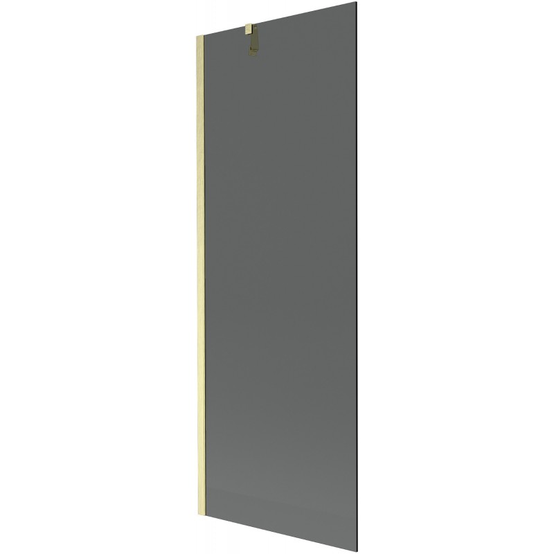 Mexen Next Bathtub Screen 1-Panel 70 x 150 cm, Graphite, Brushed Gold - 895-070-000-00-40-55