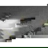 Mexen Next 1-wing bathtub screen 90 x 150 cm, graphite, brushed gold - 895-090-000-00-40-55