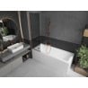 Mexen Next shower screen 1-wing 50 x 150 cm, graphite, brushed copper - 895-050-000-00-40-65
