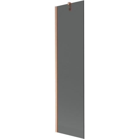 Mexen Next shower screen 1-wing 50 x 150 cm, graphite, brushed copper - 895-050-000-00-40-65