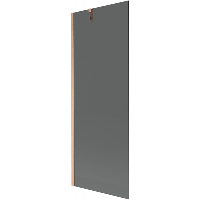 Mexen Next 1-wing bath screen 70 x 150 cm, graphite, brushed copper - 895-070-000-00-40-65