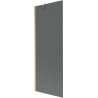 Mexen Next 1-wing bath screen 70 x 150 cm, graphite, brushed copper - 895-070-000-00-40-65