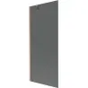 Mexen Next 1-Wing Bath Screen 80 x 150 cm, Graphite, Brushed Copper - 895-080-000-00-40-65