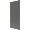 Mexen Next 1-wing Bathtub Screen 80 x 150 cm, Graphite, Brushed Copper - 895-080-000-00-40-65