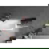 Mexen Next 1-wing Bathtub Screen 80 x 150 cm, Graphite, Brushed Copper - 895-080-000-00-40-65