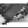 Mexen Next bathtub screen 1-wing 50 x 150 cm, graphite, brushed gun gray - 895-050-000-00-40-66