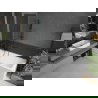 Mexen Next bathtub screen 1-wing 50 x 150 cm, graphite, brushed gun gray - 895-050-000-00-40-66