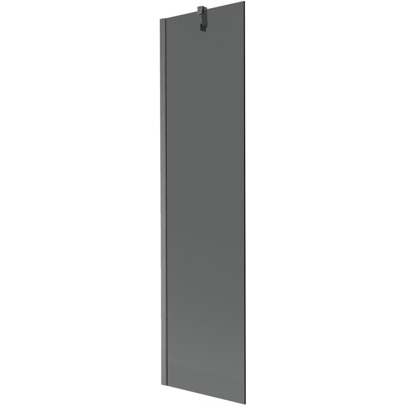 Mexen Next 1-wing Bath Screen 50 x 150 cm, Graphite, Brushed Gun Gray - 895-050-000-00-40-66