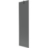 Mexen Next bathtub screen 1-wing 50 x 150 cm, graphite, brushed gun gray - 895-050-000-00-40-66